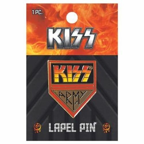 Official KISS Army Metal Lapel Pin Badge NEW ON CARD Official KISS Army Metal Lapel Pin Badge NEW ON CARD