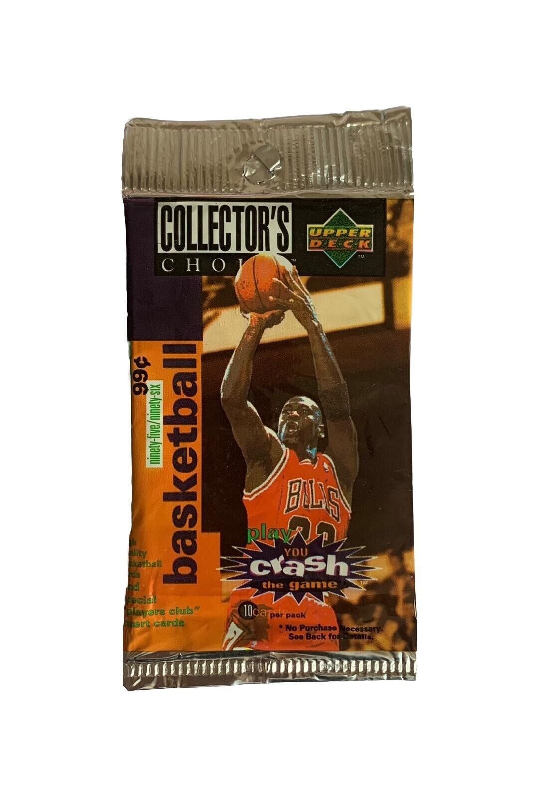 1995-96 Upper Deck COLLECTORS CHOICE NBA Basketball Pack - JORDAN INSERT LOOK 