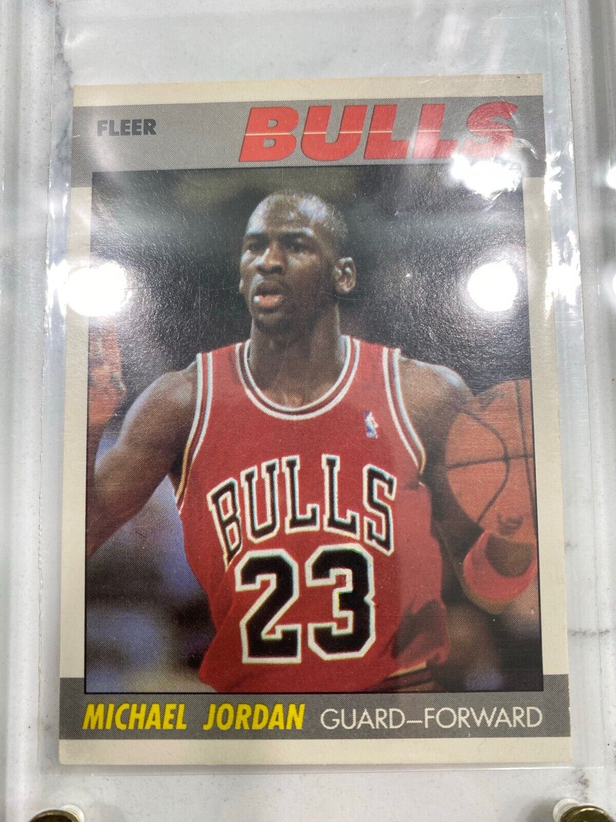 1987-88 Fleer MICHAEL JORDAN #59  2nd Year Card Chicago Bulls See Pix  NICE