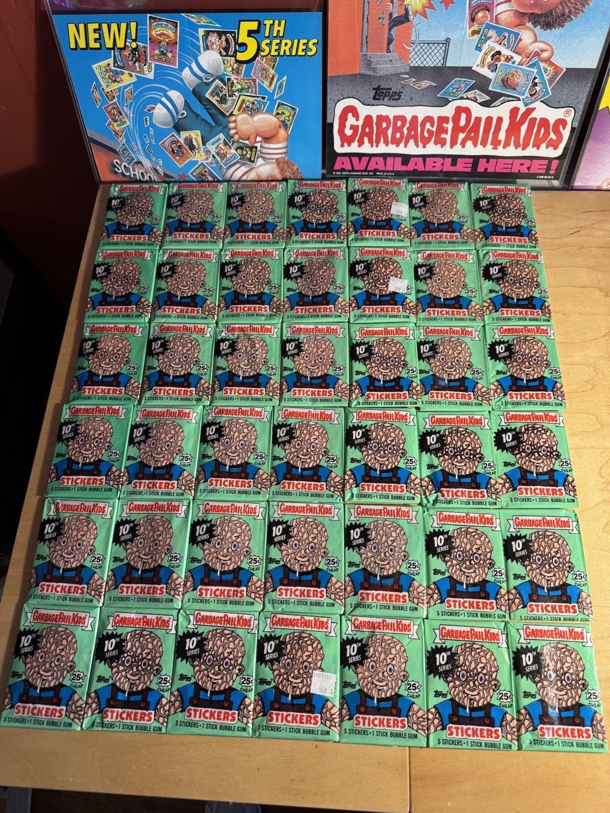 1987 Topps Garbage Pail Kids Original 10th Series 10 GPK 48 Wax Packs OS10 1987 Topps Garbage Pail Kids Original 10th Series 10 GPK 48 Wax Packs OS10