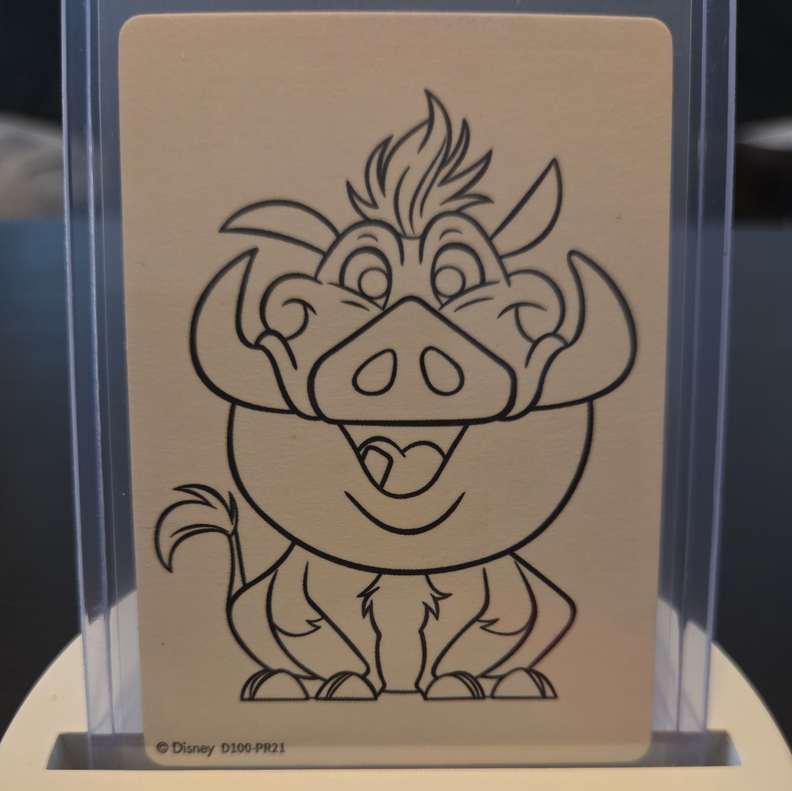 Disney 100 Years Pumbaa The Lion King One Of One 1/1 Sketch Promo Card US Seller Disney 100 Years Pumbaa The Lion King One Of One 1/1 Sketch Promo Card US Seller