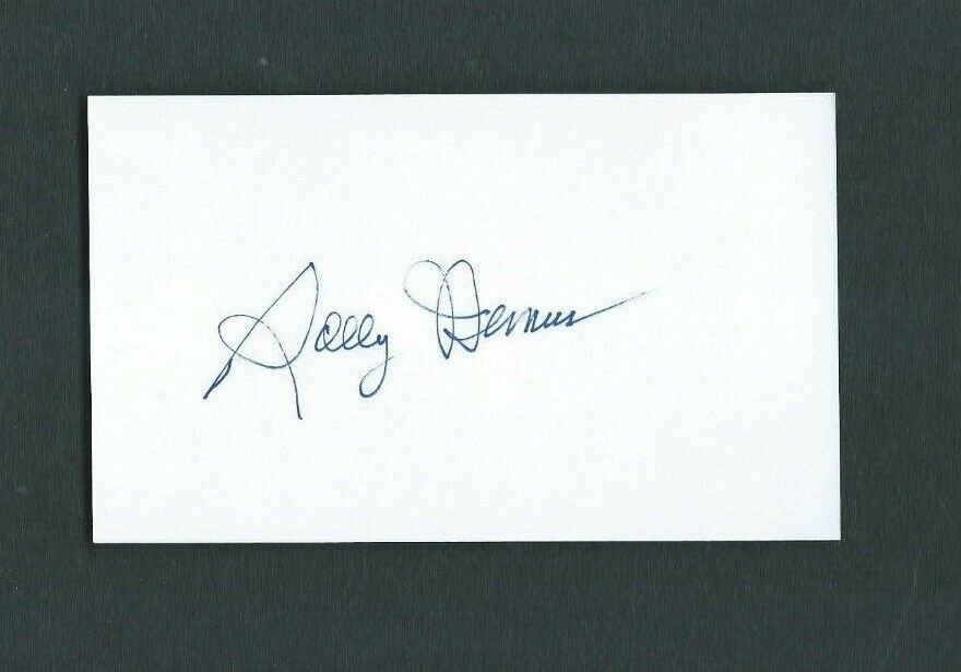 SOLLY HEMUS d. 2017 Cards Pirates Phillies Signed Autograph 3 X 5 Index Card 