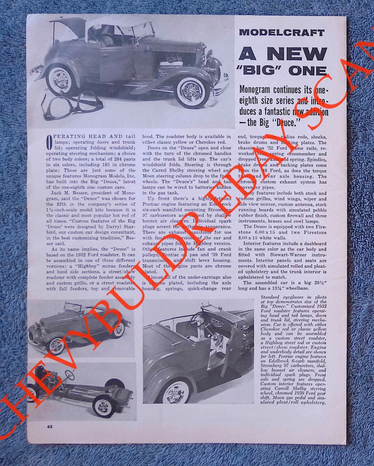 Monogram 1932 Big Deuce Vintage Info Article Monogram 1932 Big Deuce Vintage Info Article
