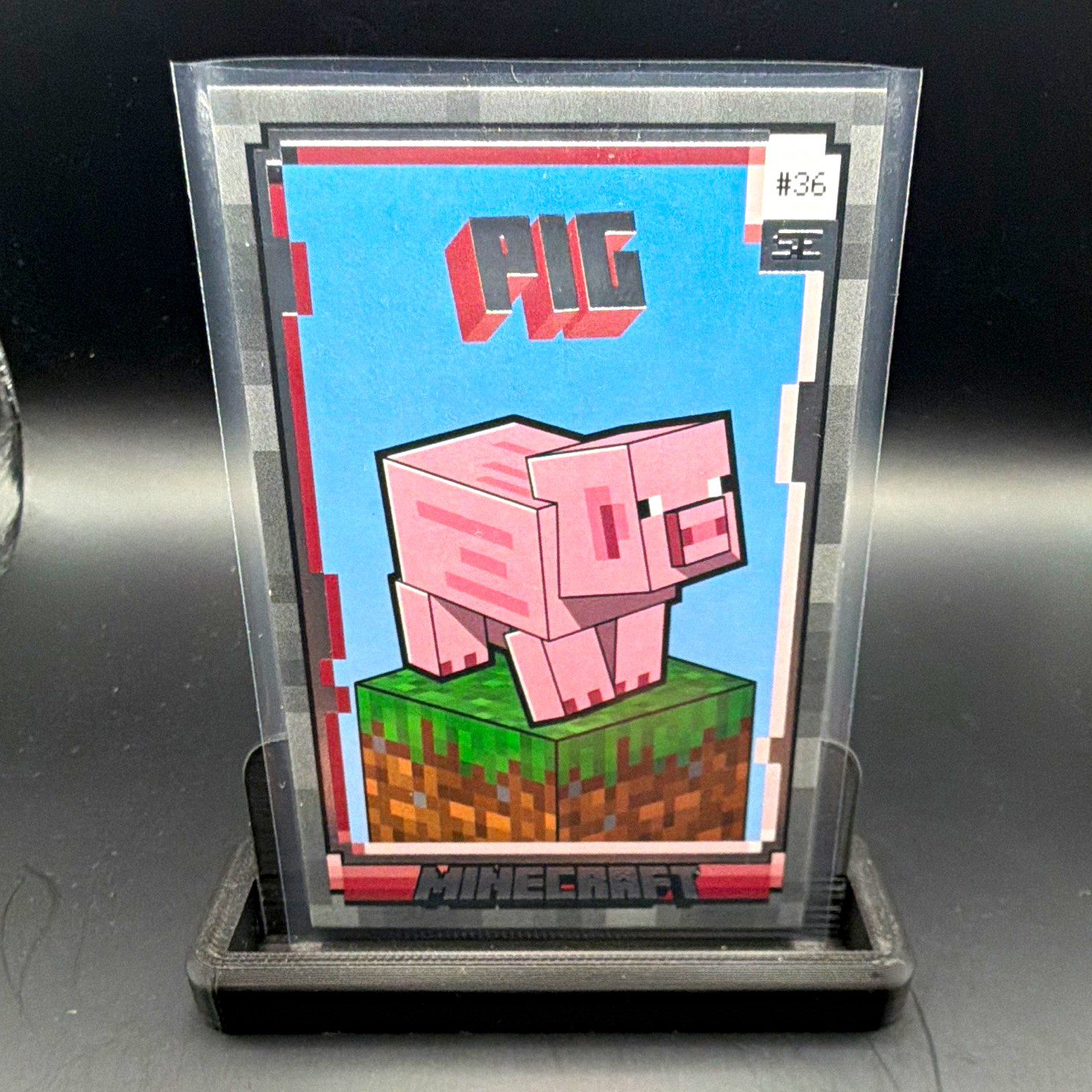 Panini 2025 Minecraft Special Edition Base Set #36 Pig 159/199