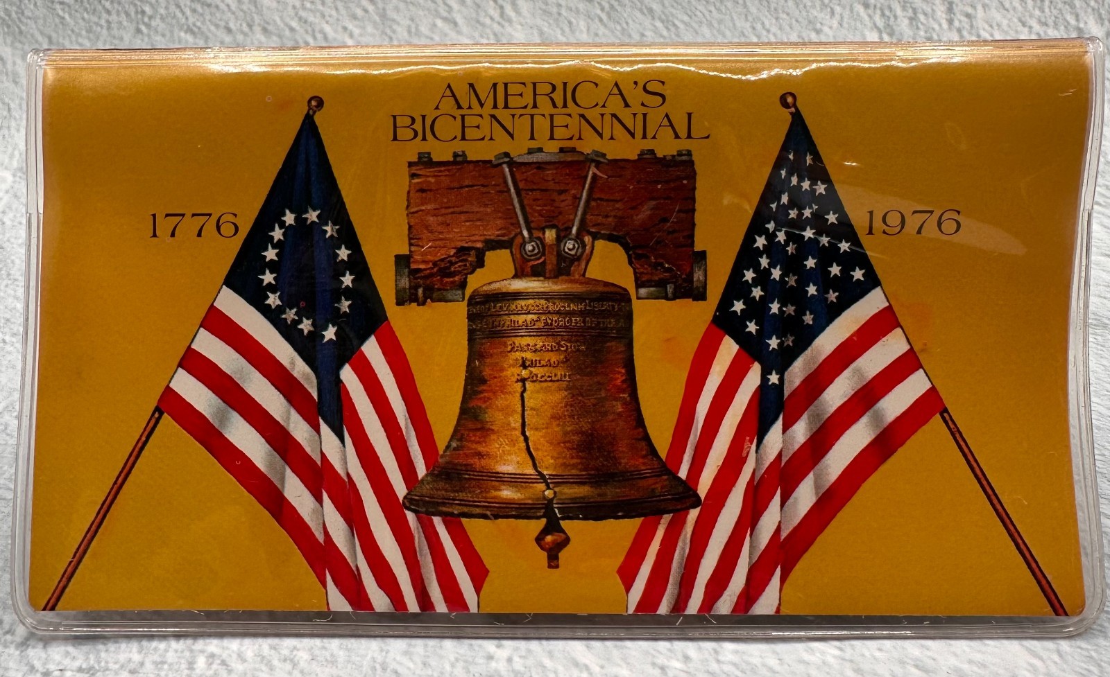 Vintage 1976 Bicentennial 2 Year Planning Secretary Calendar 1776-1976 Unused