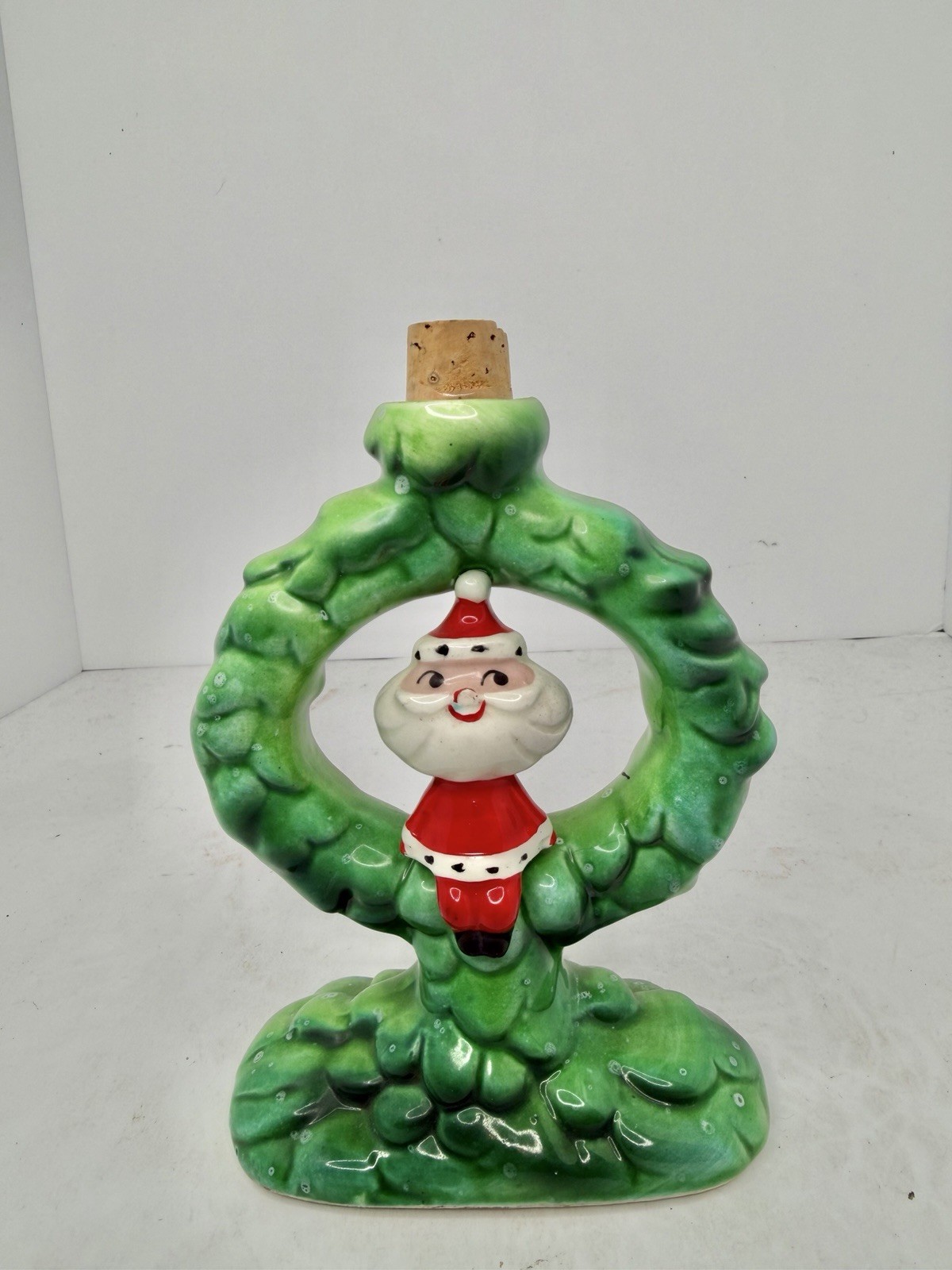 Rare Vintage MCM 1960’s Holt Howard Wintergreen Santa Candelabra Base Rare Vintage MCM 1960’s Holt Howard Wintergreen Santa Candelabra Base