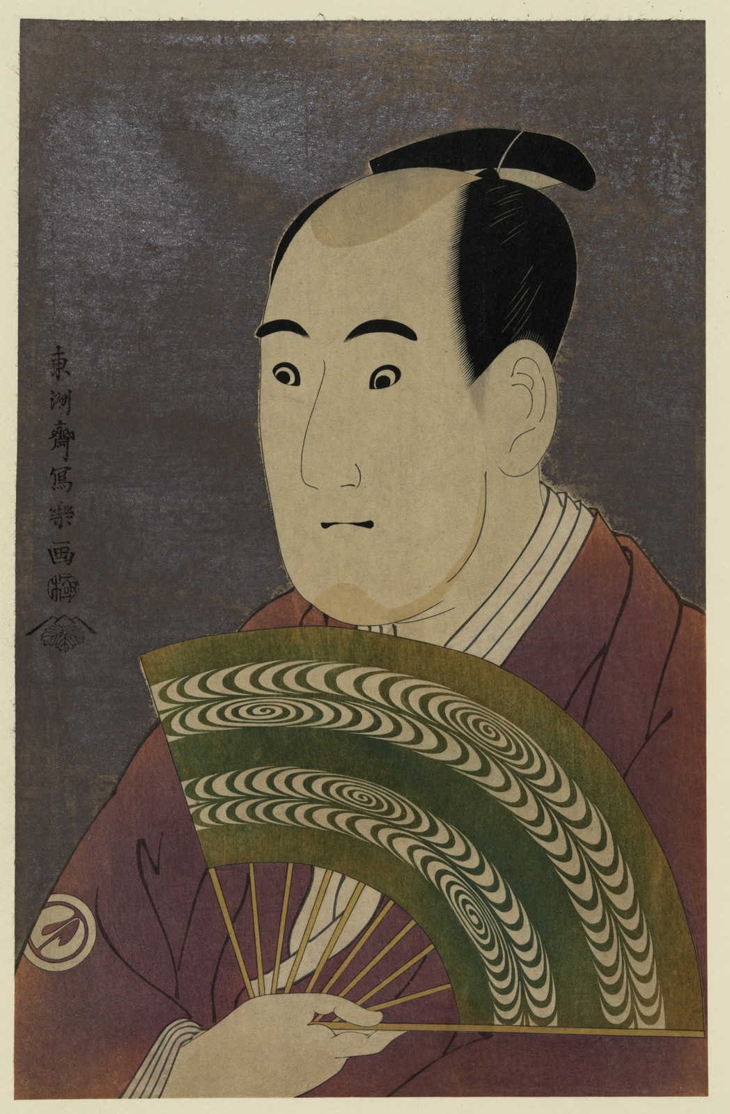 Toshusai Sharaku Kabuki Actor 1794 Vintage Japanese Art Reprint Wall Art