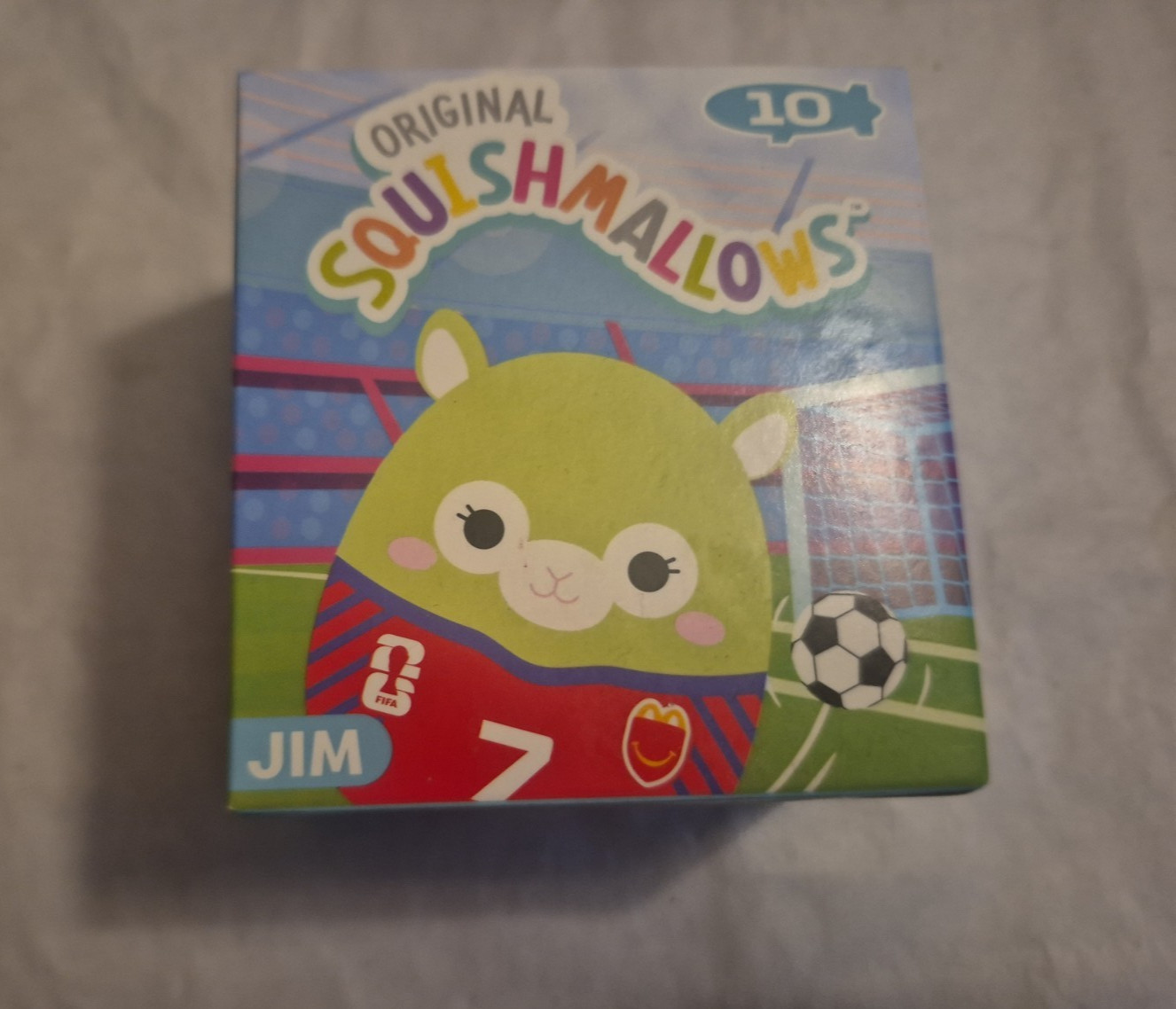 #10 JIM McDonald’s FIFA World Cup 2026 Squishmallows Happy Meal Toys NEW