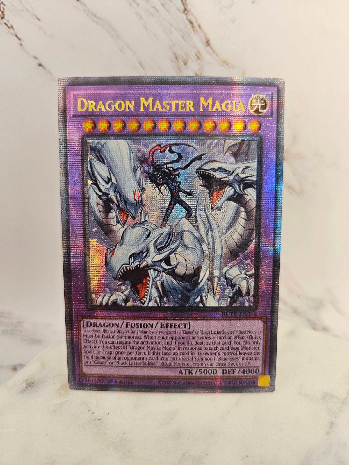 Casual Play/Deck Test Card: Dragon Master Magia Secret / Quarter Century Rare Casual Play/Deck Test Card: Dragon Master Magia Secret / Quarter Century Rare