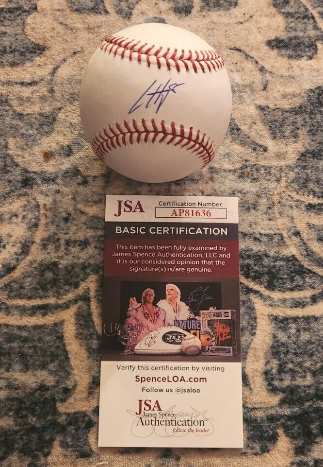 IAN HAPP SIGNED OFFICIAL MLB BASEBALL CHICAGO CUBS JSA AUTHENTICATED #AP81636