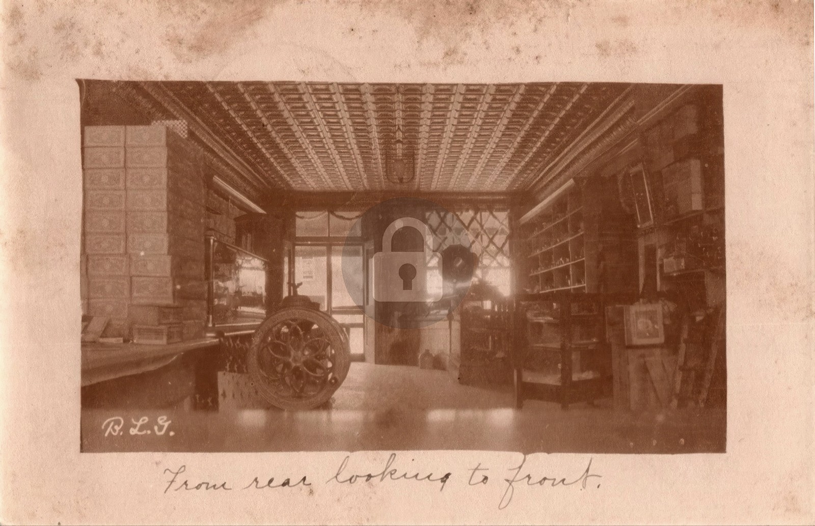 1908 Store Interior Shop Onida SD South Dakota RPPC Photo Postcard COPY 1908 Store Interior Shop Onida SD South Dakota RPPC Photo Postcard COPY