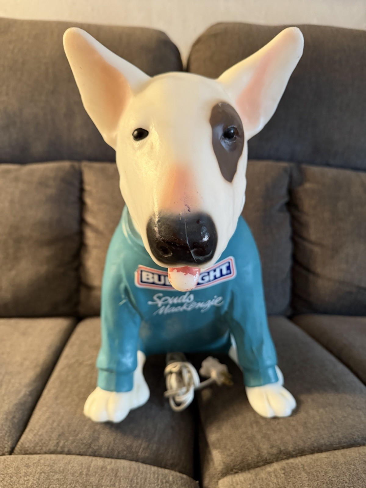 Vintage 1986 Spuds MacKenzie Budweiser Bud Light Blow Mold Vintage 1986 Spuds MacKenzie Budweiser Bud Light Blow Mold