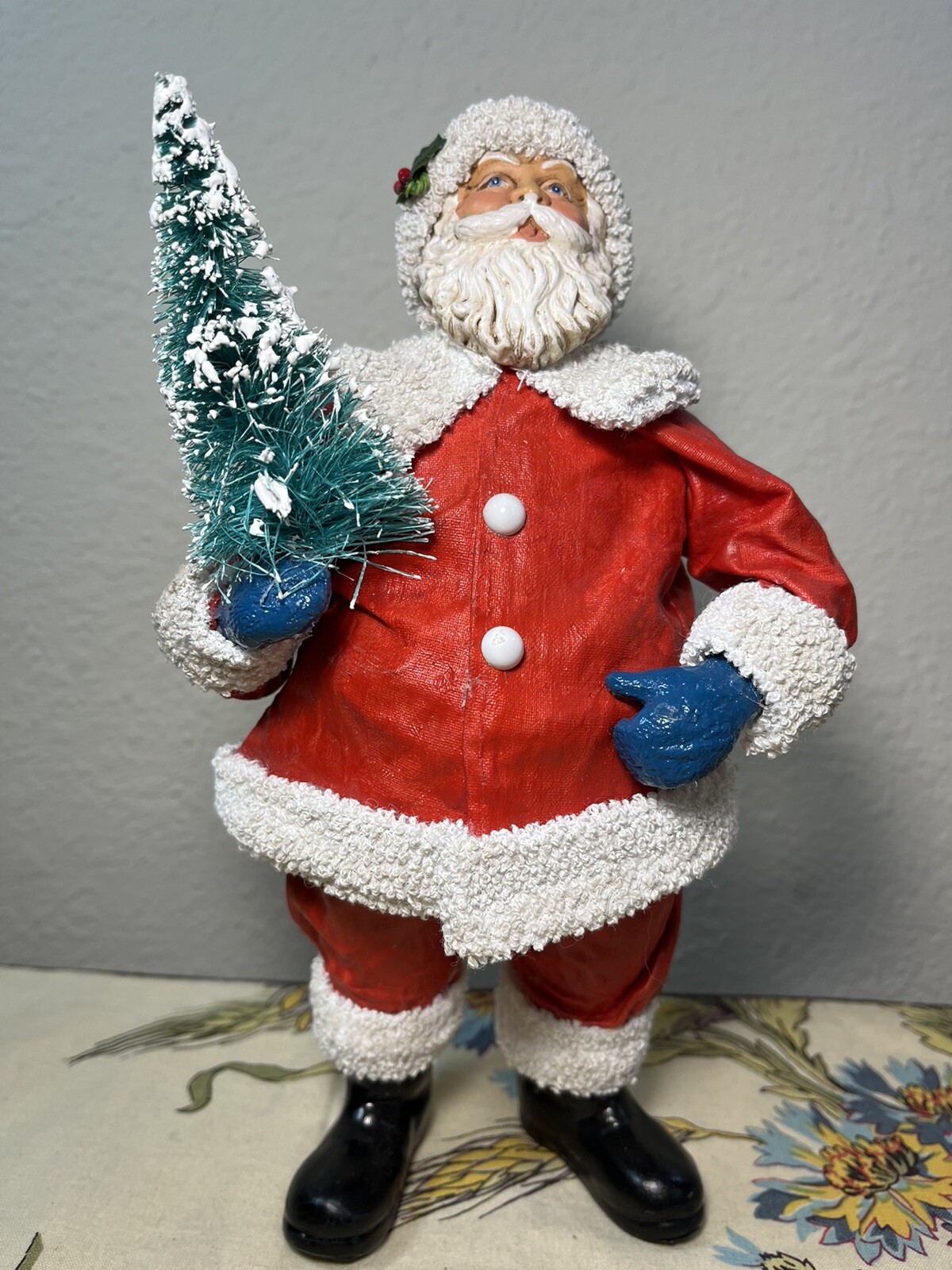 vtg Santa Figurine Kurt S Adler ? FABRICHE vtg Santa Figurine Kurt S Adler ? FABRICHE