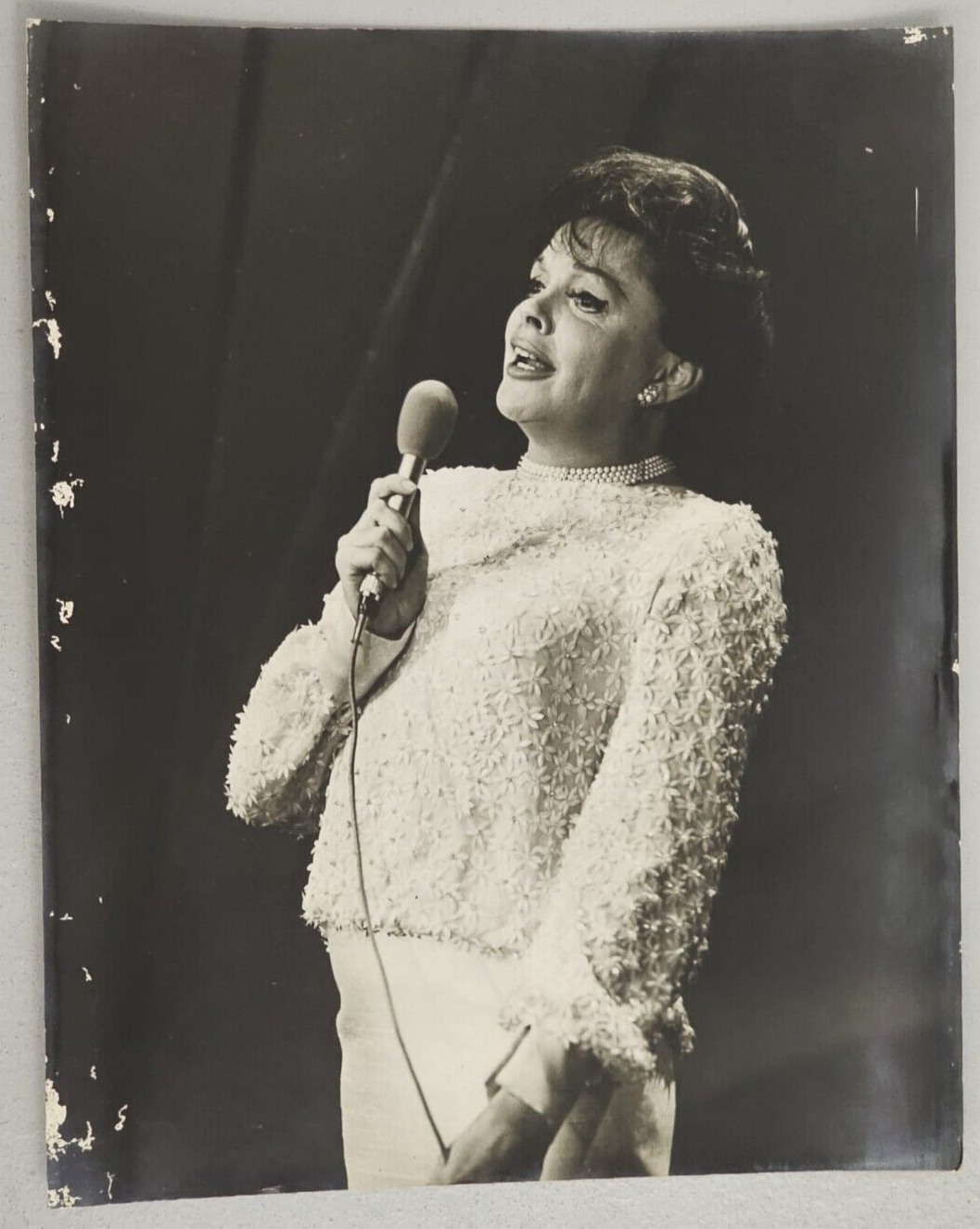 HOLLYWOOD JUDY GARLAND SINGING SAMMY DAVIS SHOW 1966 PORTRAIT PHOTO Oversize XXL