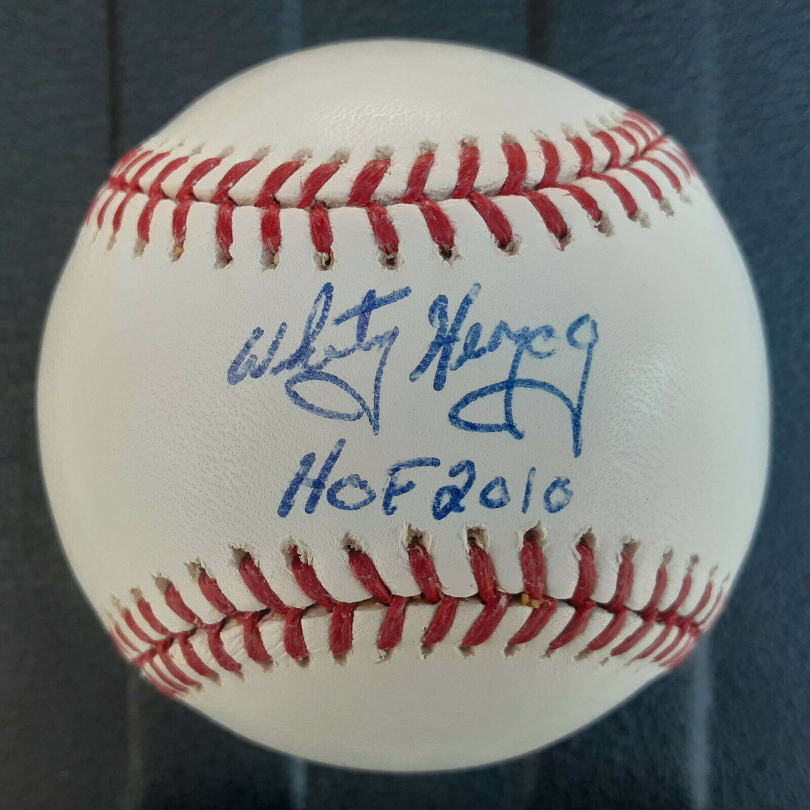 Whitey Herzog autographed authentic MLB baseball 