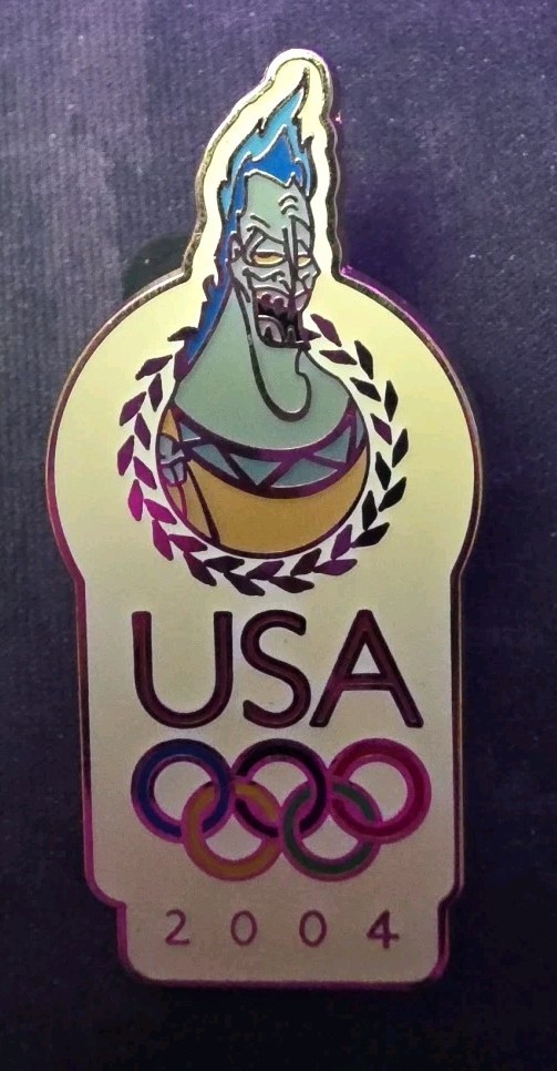USA Olympic Logo - Hades Disney Pin 30899 HADES VILLAIN FROM HERCULES PIN 2004
