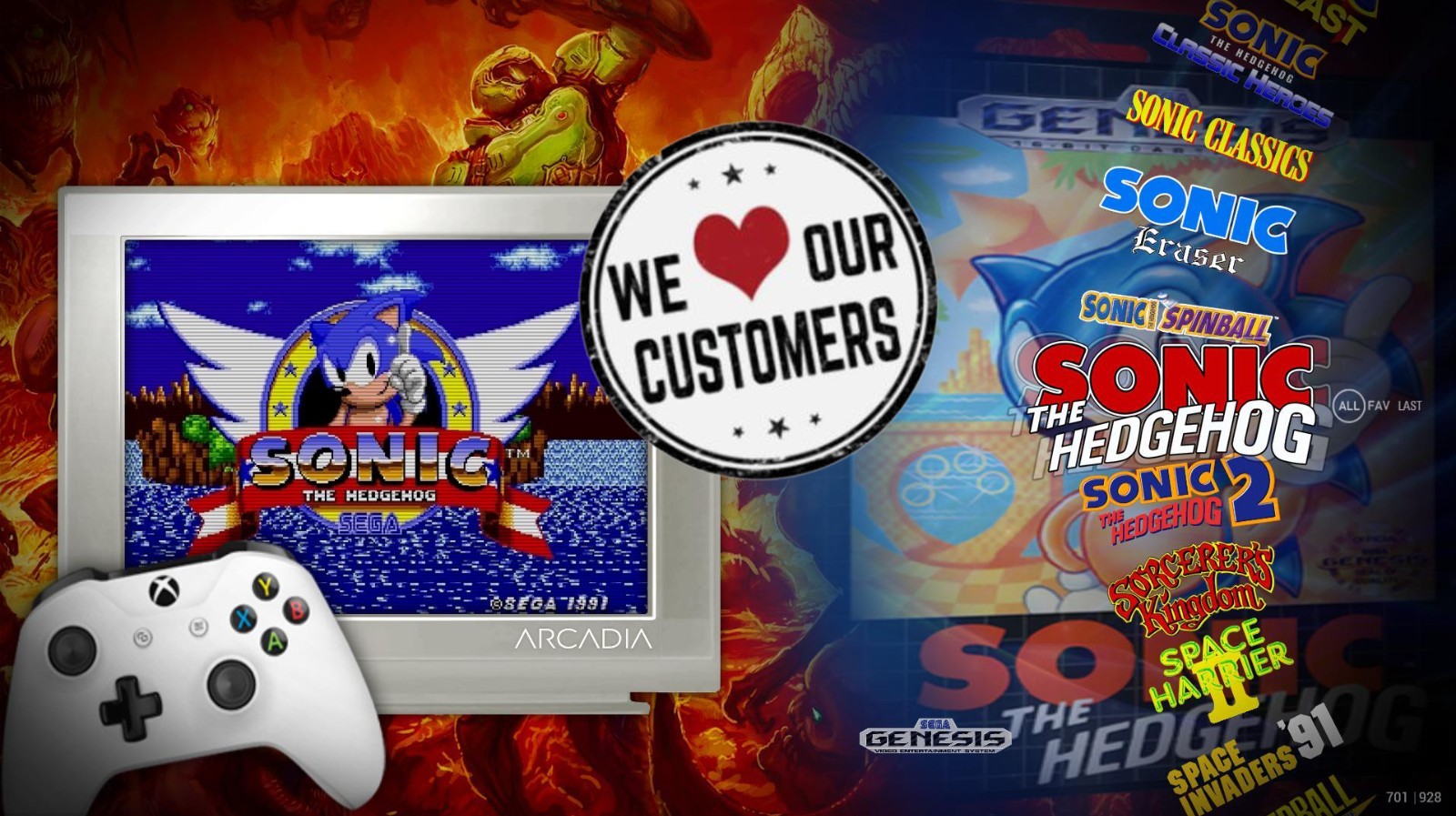 Arcade Ultimate gaming flash drive running CoinOps with Total of 8,969 Games Arcade Ultimate gaming flash drive running CoinOps with Total of 8,969 Games