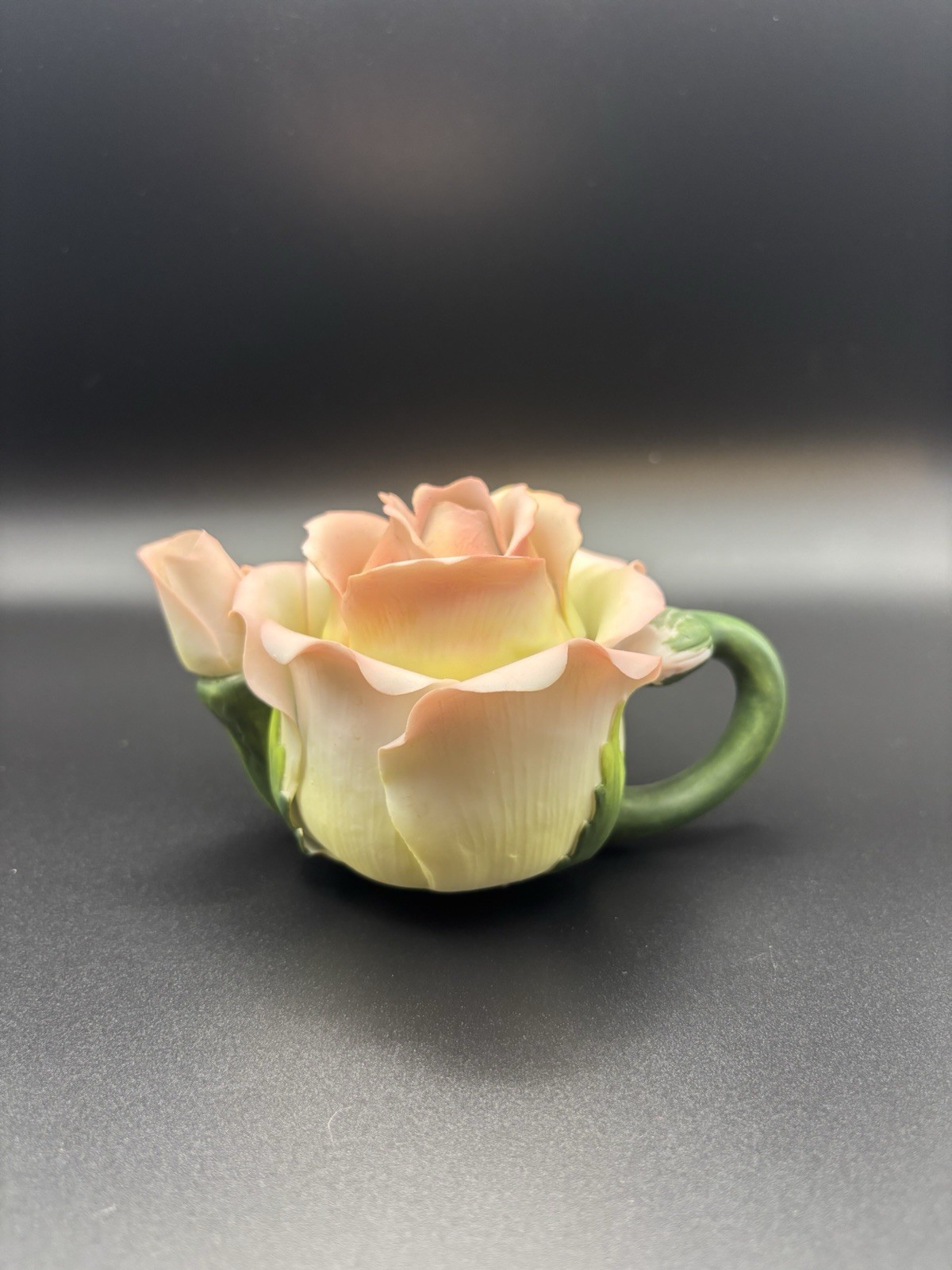 Enesco Otagiri Cosmos Pink Rose Petal Teapot Trinket Box/Tea Light Candle Holder Enesco Otagiri Cosmos Pink Rose Petal Teapot Trinket Box/Tea Light Candle Holder