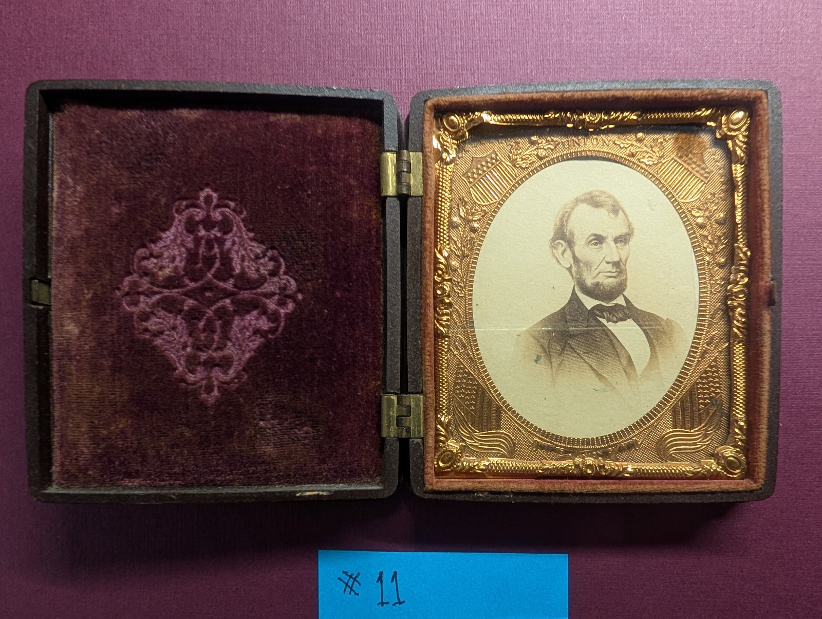 #11 1861 Abraham Lincoln Carte‑de‑Visite Union Case Littlefield, Parsons & Co.