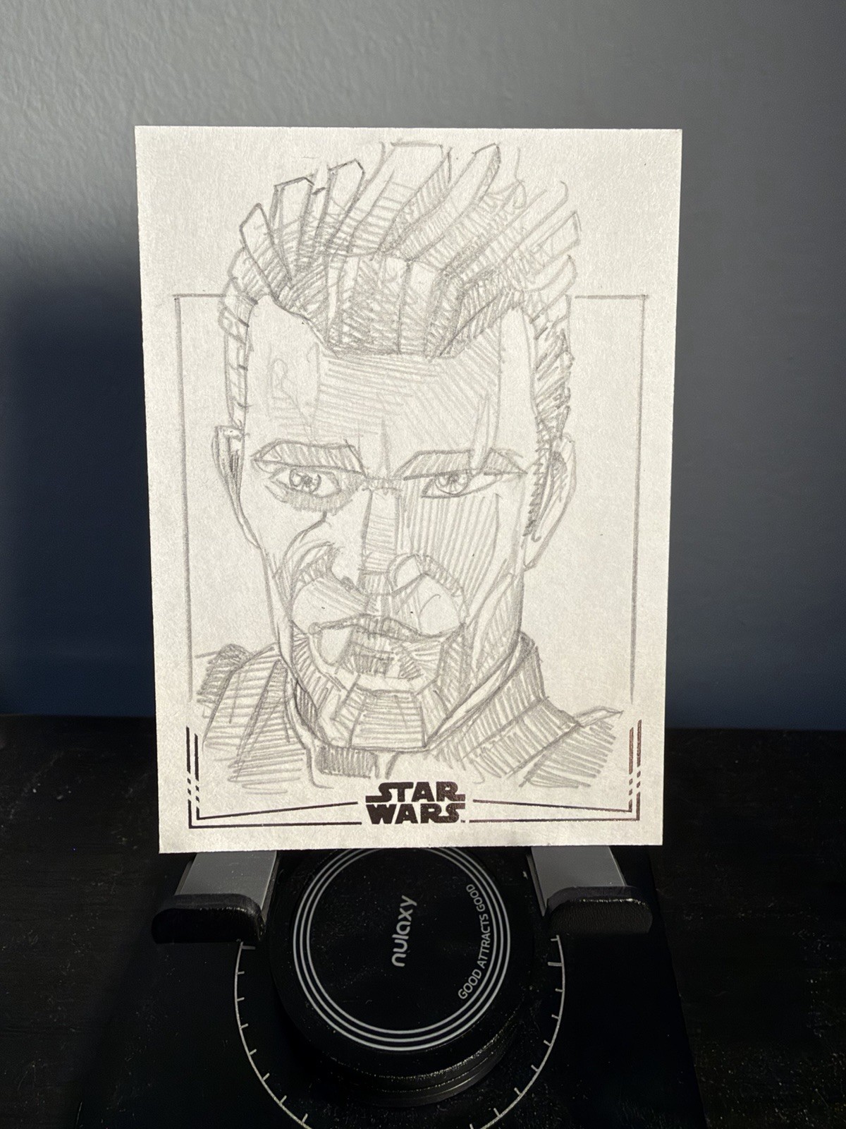 2026 Topps Star Wars Chrome 1/1 Sketch Card - Saw Gerrera by Rutvig Vaid