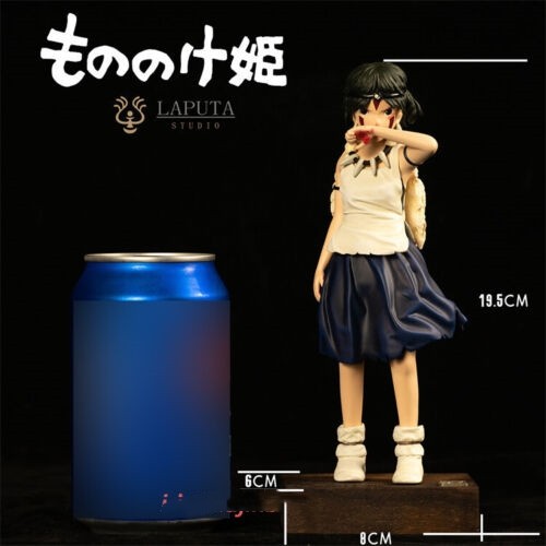 LAPUTA Studios Princess Mononoke San Resin Model In Stock 10x13x18CM PU Anime