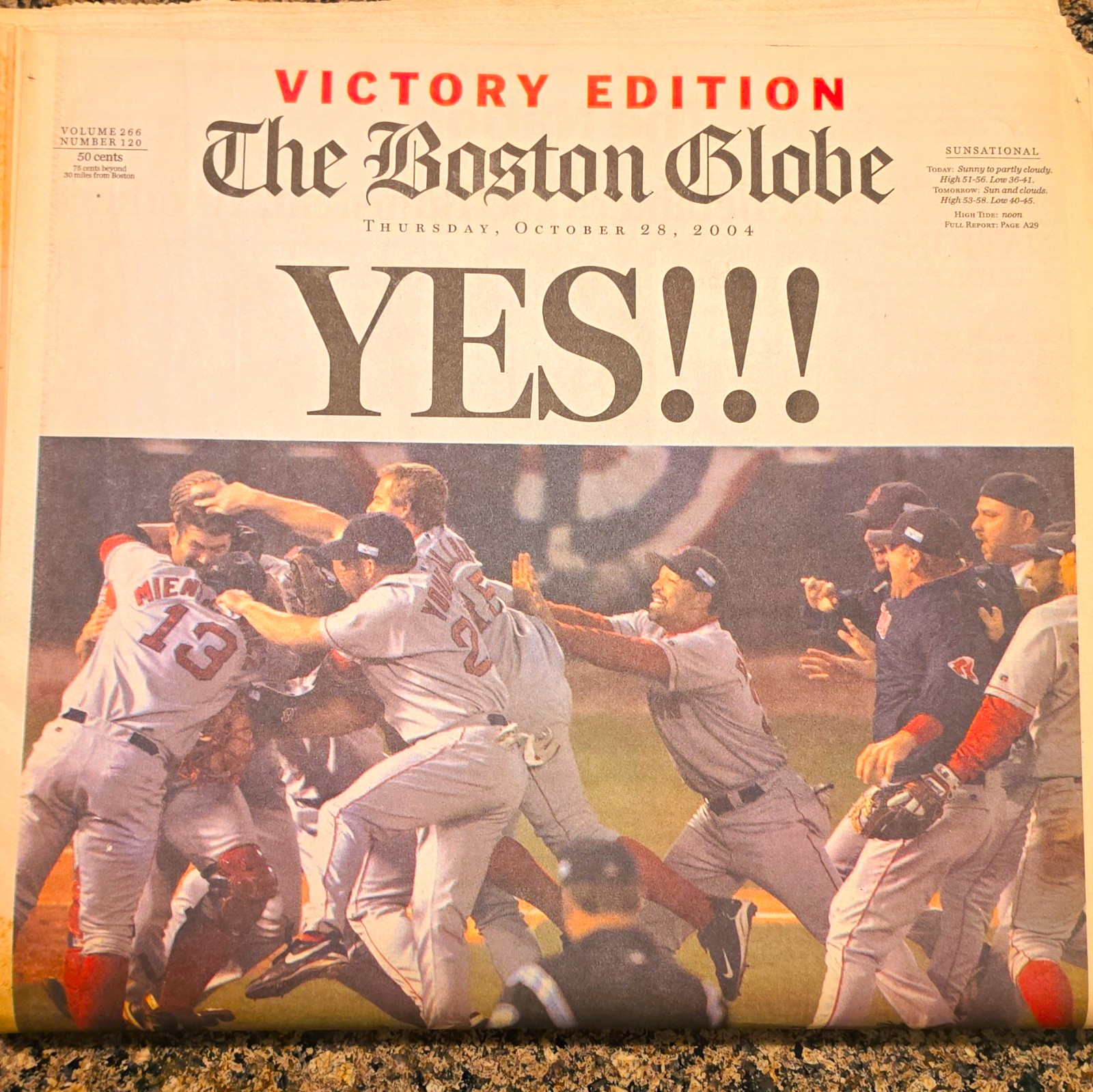 Boston Globe & Herald Championship Newspapers: Victory 10/28/04 Dynasty 2/7/05 Boston Globe & Herald Championship Newspapers: Victory 10/28/04 Dynasty 2/7/05