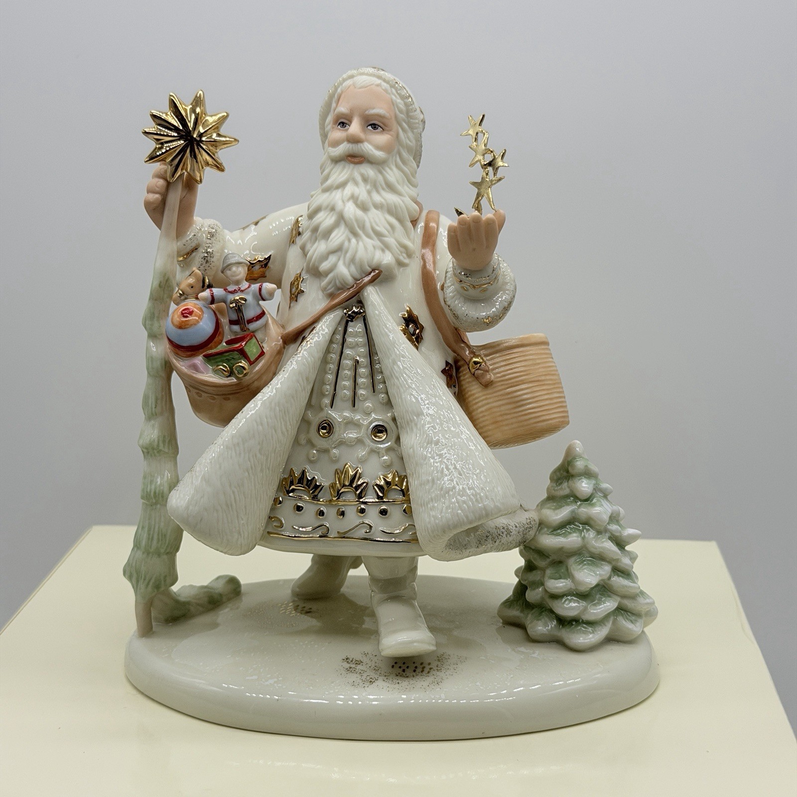 Lenox Classic Star Man Santa Figurine Holiday 2006 Limited 24K Gold Christmas