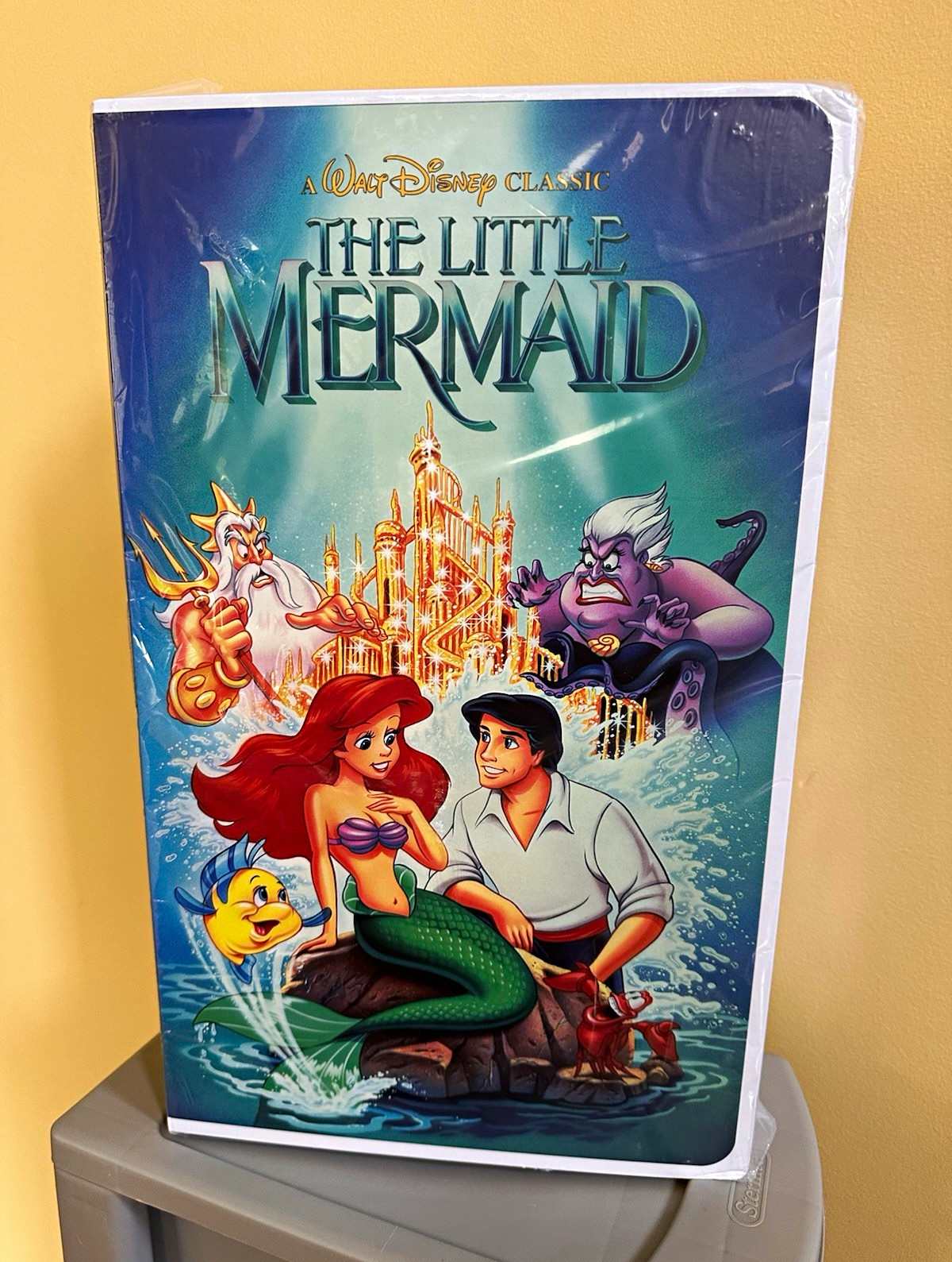 Disney The Little Mermaid VHS Boxed Throw Blanket Disney Classic Franchise Disney The Little Mermaid VHS Boxed Throw Blanket Disney Classic Franchise