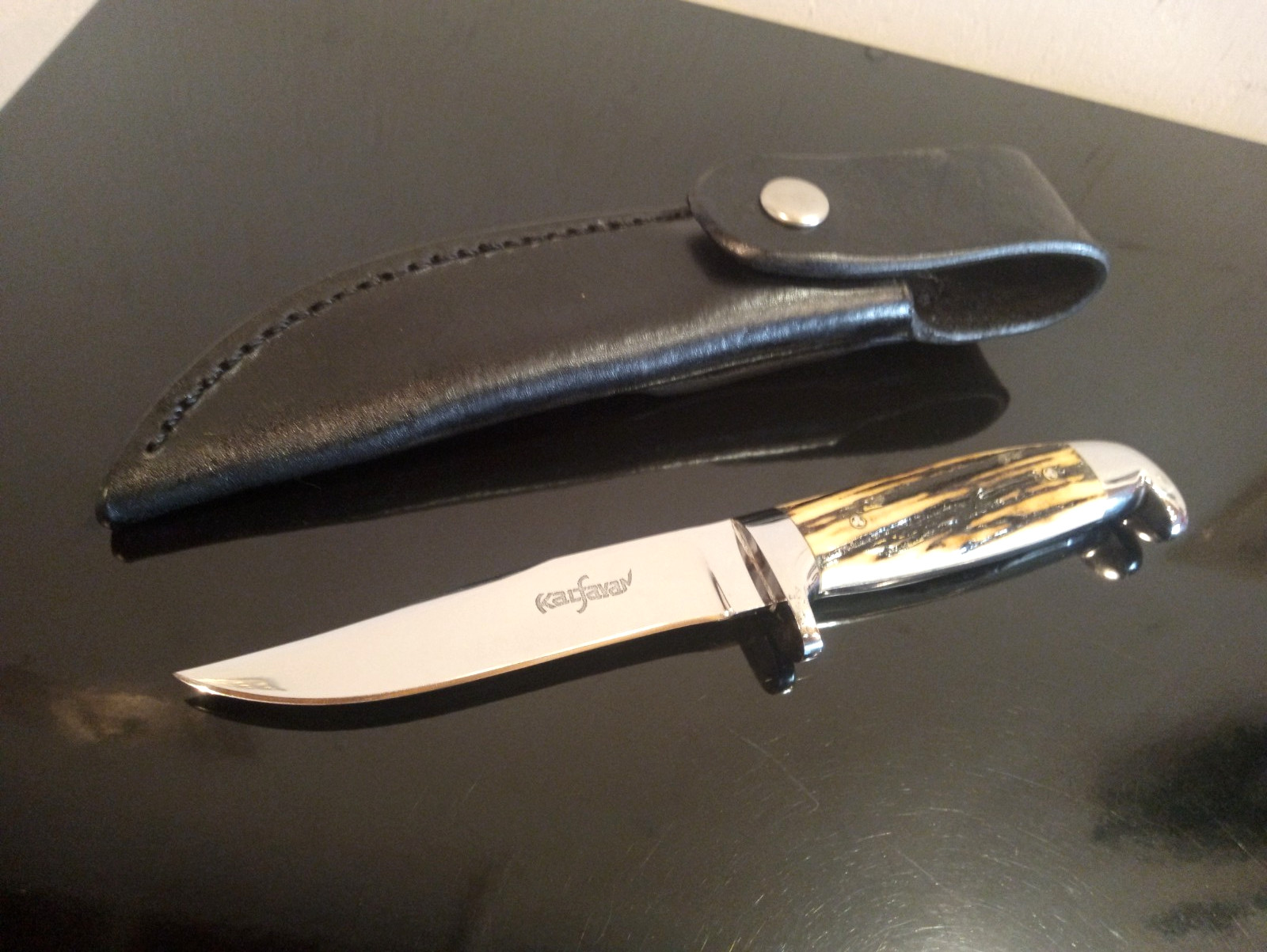 Rare ED KALFAYAN Collector Special Custom FixedBlade Knife.  One of One Beauty