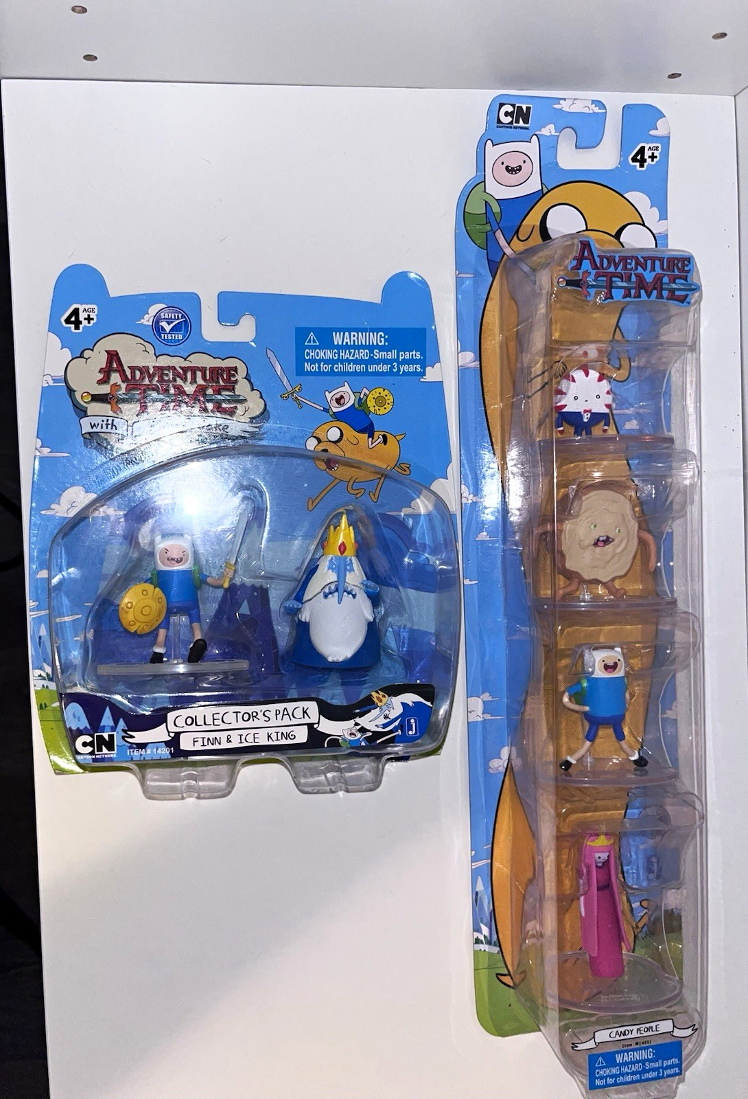Jazwares Adventure Time Collector's Pack Figures Lot Candy People Finn Ice King Jazwares Adventure Time Collector's Pack Figures Lot Candy People Finn Ice King