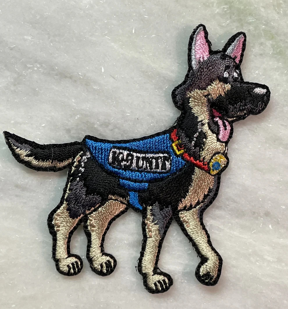 K9 Unit Patch, Police Dog, Perfect for Backpacks, Jackets, Stocking- Heat Sealed K9 Unit Patch, Police Dog, Perfect for Backpacks, Jackets, Stocking- Heat Sealed