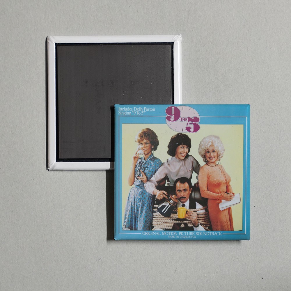 Dolly Parton - 9 to 5 Soundtrack Album Cover Locker Fridge Magnet