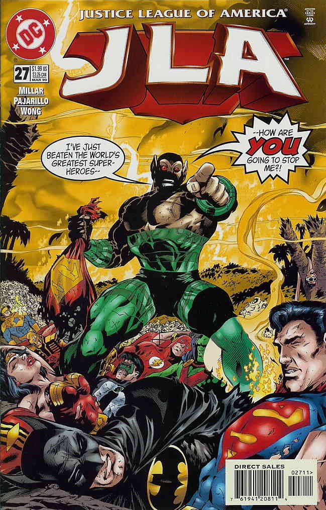 JLA #27 VF/NM; DC | Justice League of America Grant Morrison Mark Millar - w/Bag JLA #27 VF/NM; DC | Justice League of America Grant Morrison Mark Millar - w/Bag