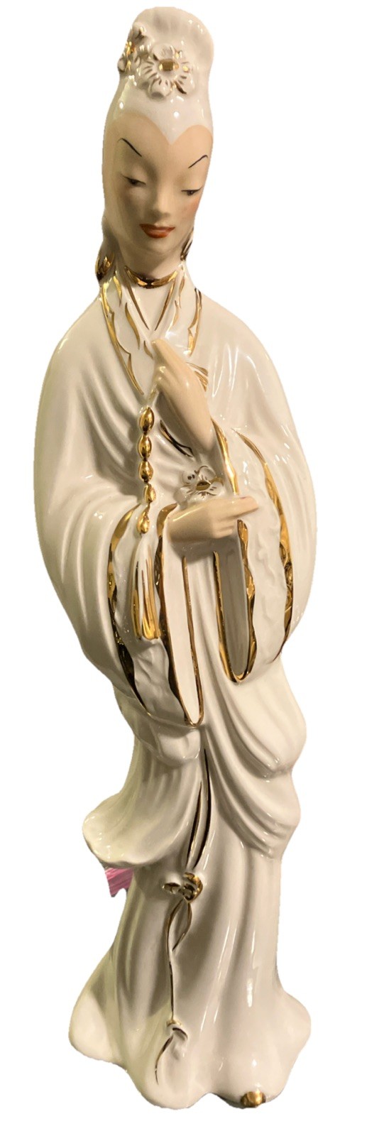 Vintage Shawnee Geisha Girl Ivory Gold 19H 5W Excellent See Photos Number Rare Vintage Shawnee Geisha Girl Ivory Gold 19H 5W Excellent See Photos Number Rare