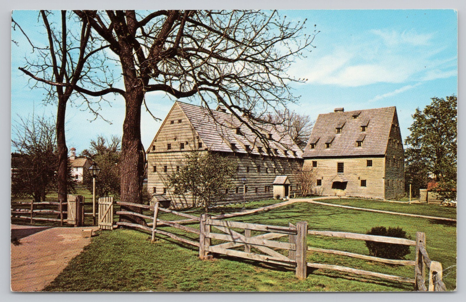Ephrata Cloister Pennsylvania Protestant Monastic Community Baptist Postcard Ephrata Cloister Pennsylvania Protestant Monastic Community Baptist Postcard
