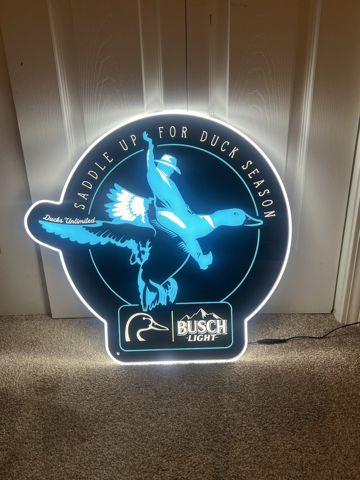Ducks Unlimited Busch Light Beer LED Lighted Sign 24\ Ducks Unlimited Busch Light Beer LED Lighted Sign 24\