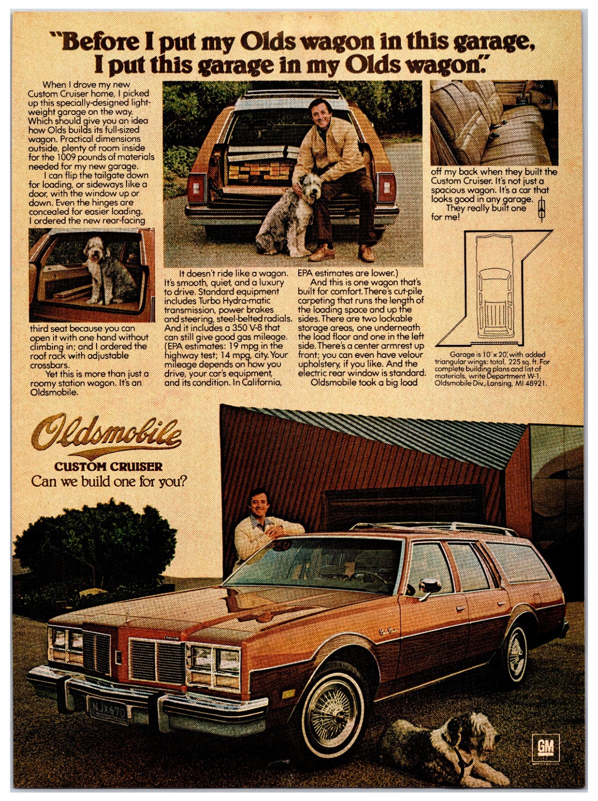 Vintage - 1970s Oldsmobile Wagon Original Print Ad (8in x 11) Advertisement Vintage - 1970s Oldsmobile Wagon Original Print Ad (8in x 11) Advertisement