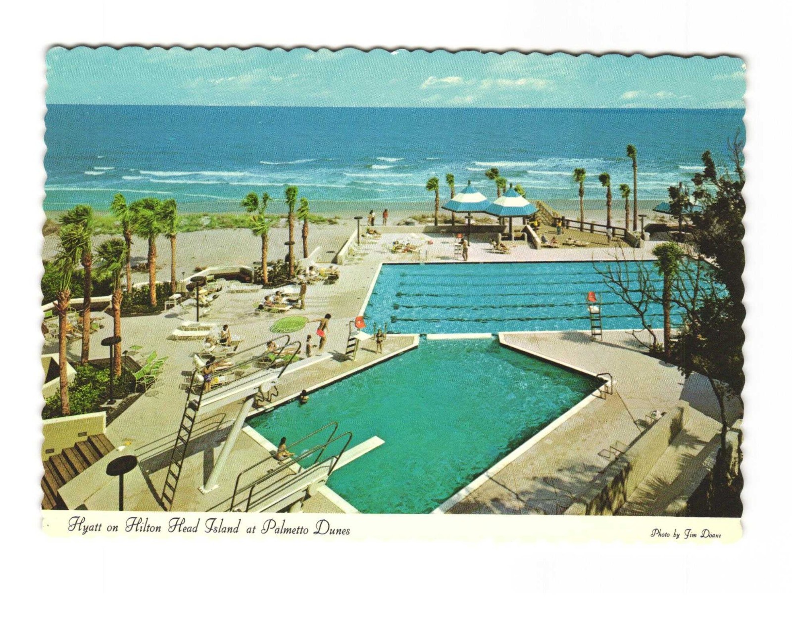 Hyatt on Hilton Head Island at Palmetto Dunes vintage postcard unposted