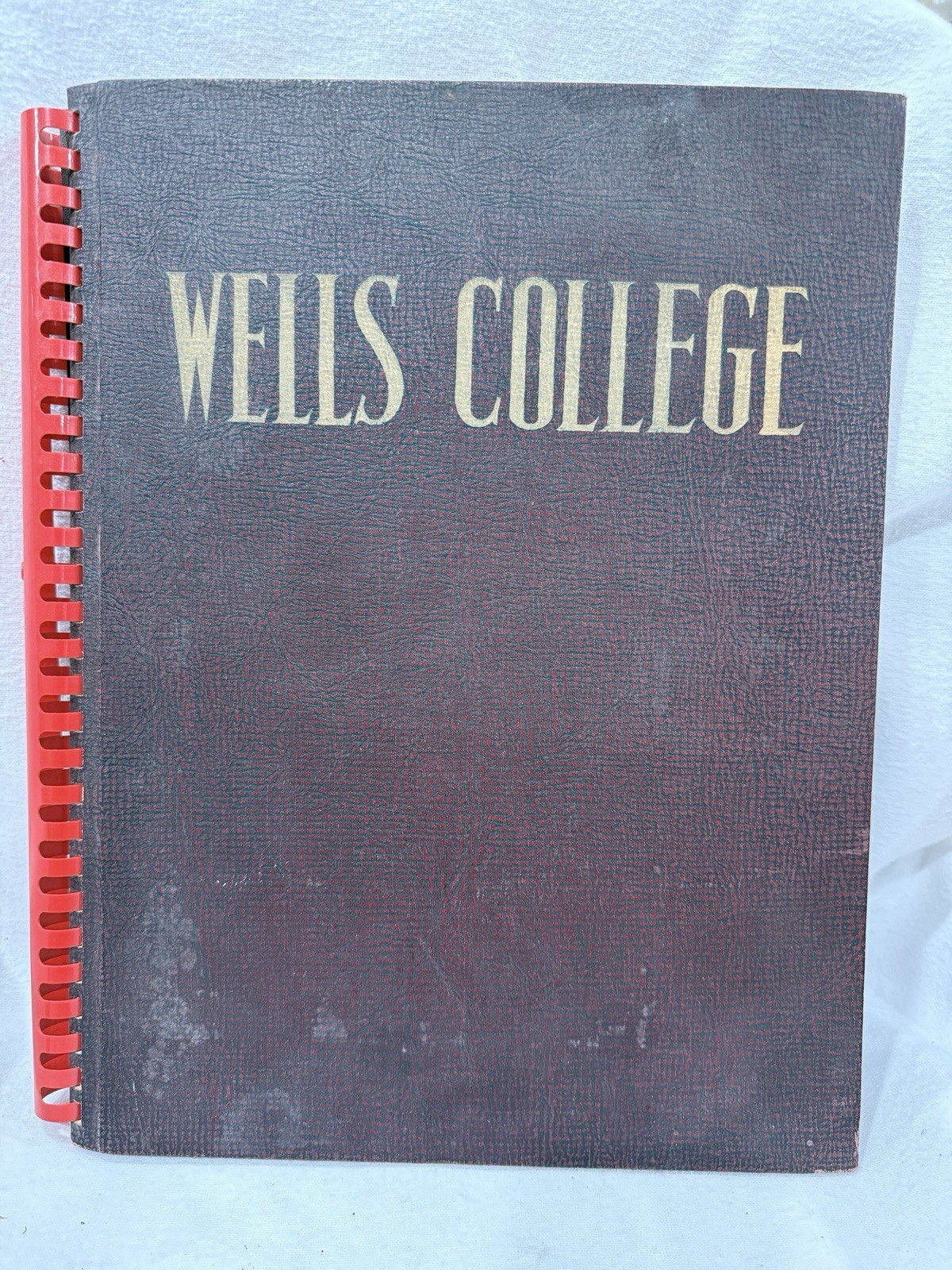 Vintage Wells College Aurora New York Commemorative Photo Album 1940/50s