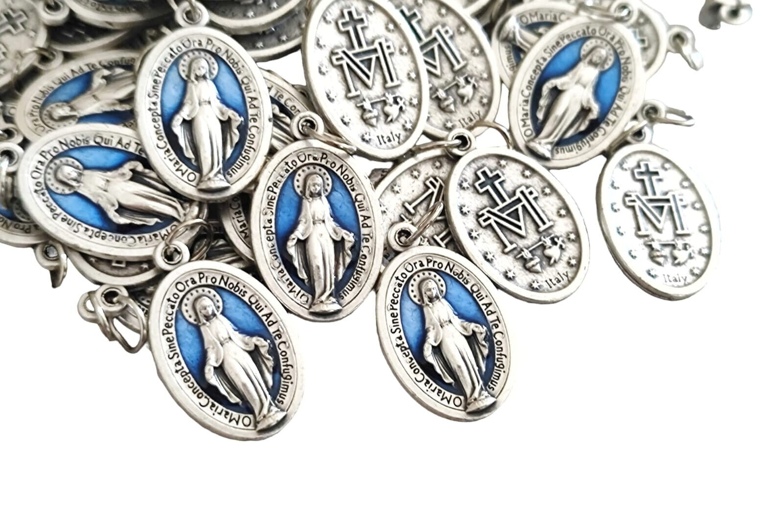 MIRACULOUS   Medals box  10 pcs Holy medals, catholic Medal