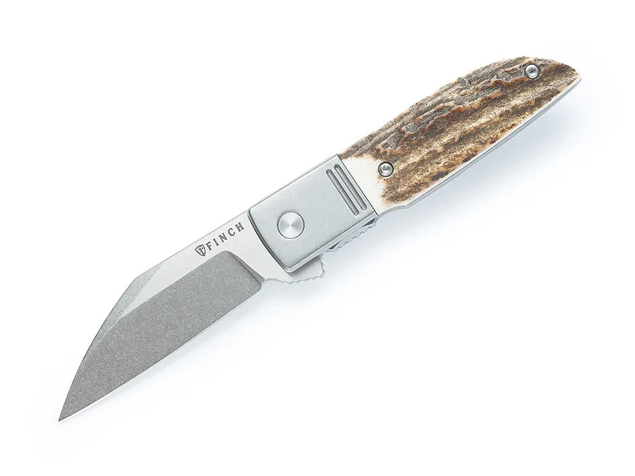 Finch Geneva Spur Stag Horn 154cm Blade steel with genuine stag horn handle Finch Geneva Spur Stag Horn 154cm Blade steel with genuine stag horn handle