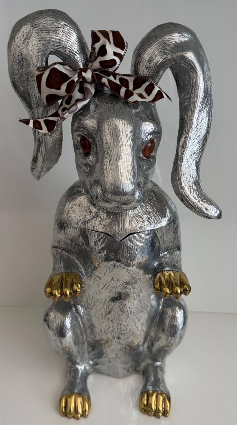 Vintage 1986 ARTHUR COURT Cast Aluminum & Brass 19\ Vintage 1986 ARTHUR COURT Cast Aluminum & Brass 19\