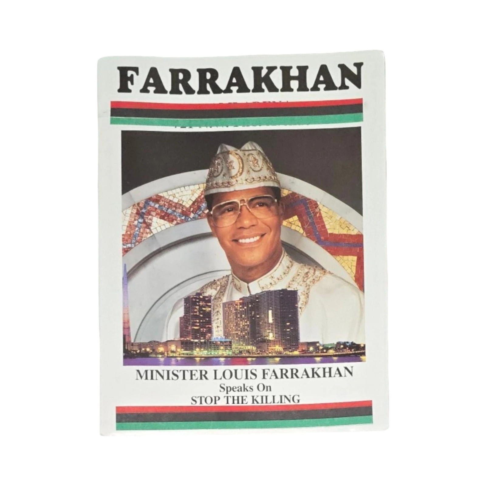 Vintage Louis Farrakhan Speaks on Stop The Killing Political Program Miami 1990