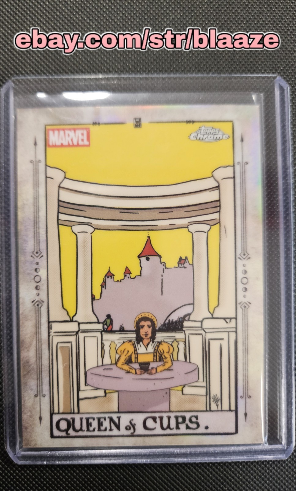 2025 Topps Chrome Marvel Studios - Queen Of Cups Tarot AA-2 /99 2025 Topps Chrome Marvel Studios - Queen Of Cups Tarot AA-2 /99