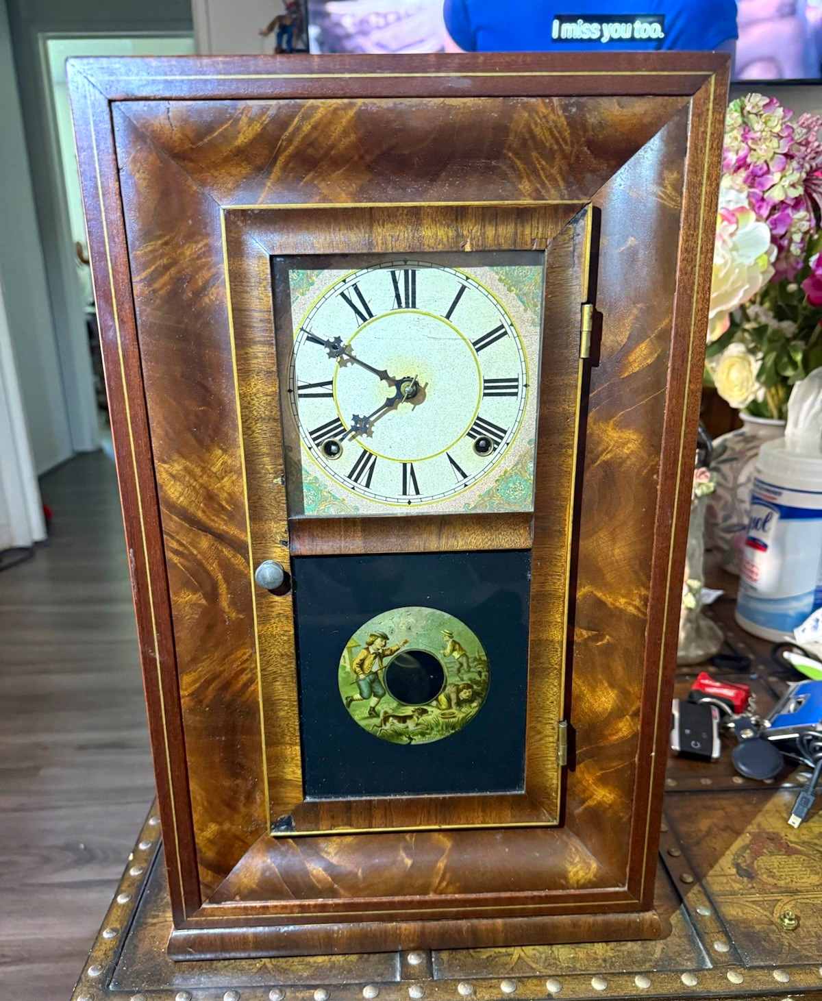 Vintage Eight day and Thirty Hour Brass Clocks includes pendulum, no wind key Vintage Eight day and Thirty Hour Brass Clocks includes pendulum, no wind key