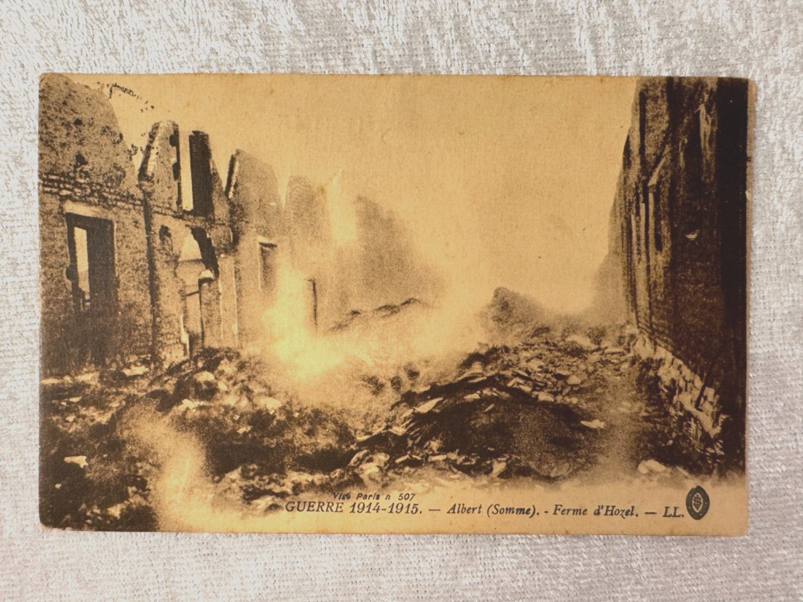 WW1 GUERRE 1914 - 1915 ALBERT SOMME POSTCARD POSTED