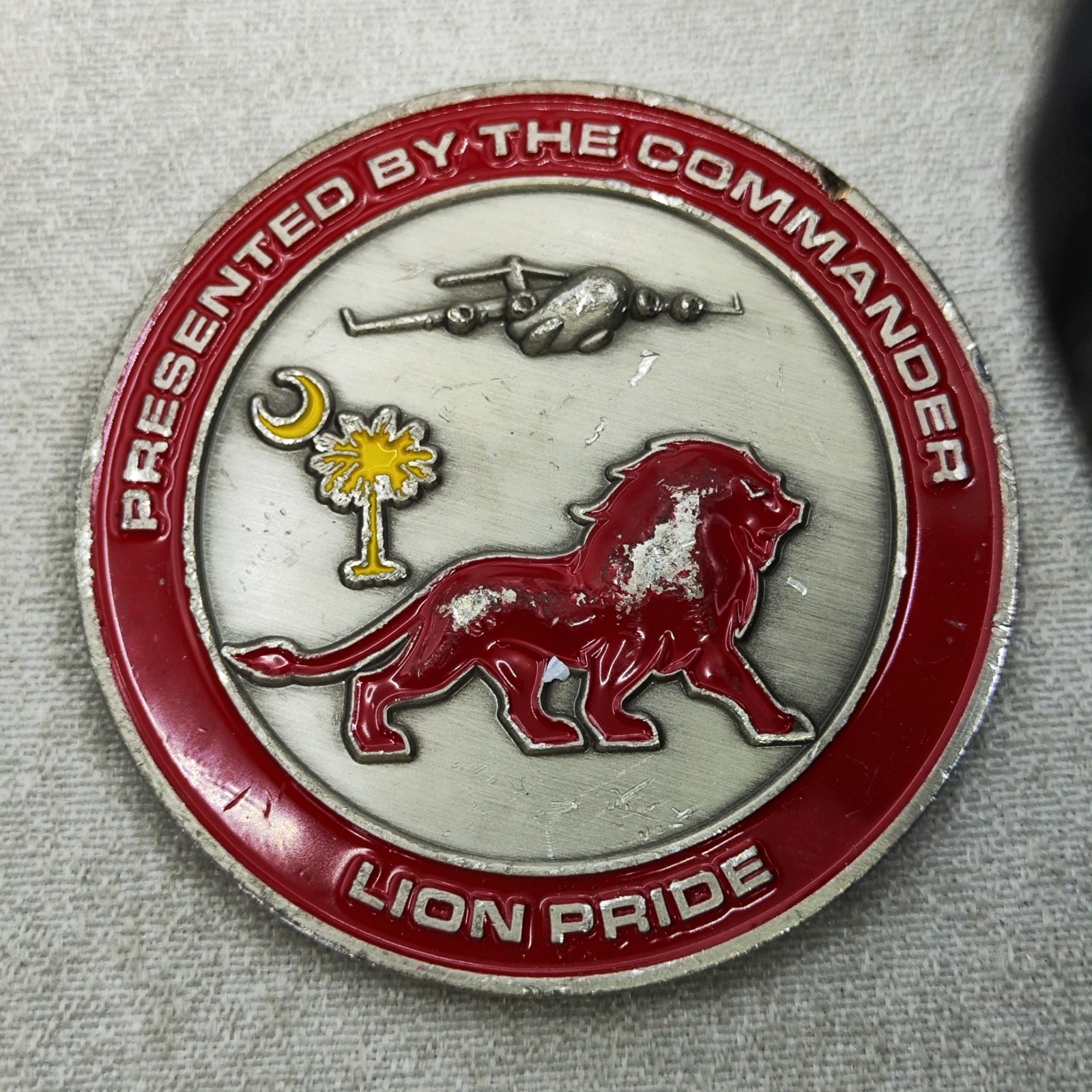 USAF 16th Airlift Squadron Lion Pride Challenge Coin