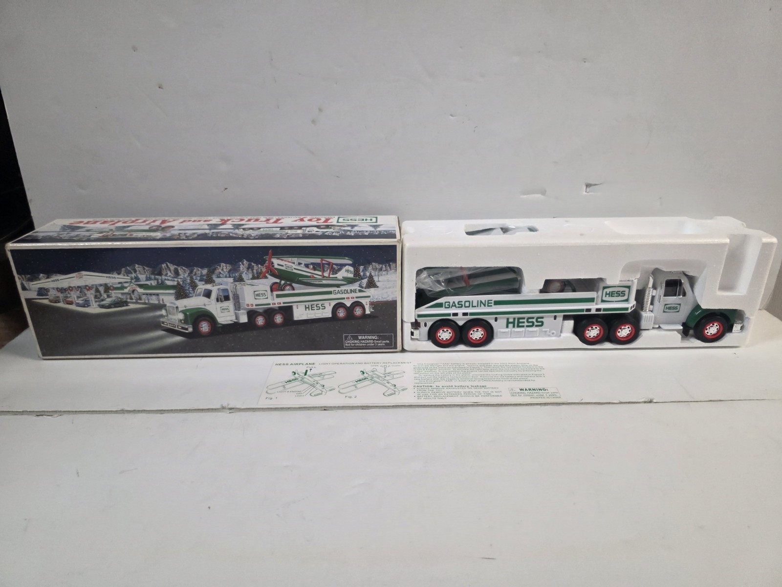 2002 Hess Toy Truck & Airplane Set NOS 2002 Hess Toy Truck & Airplane Set NOS