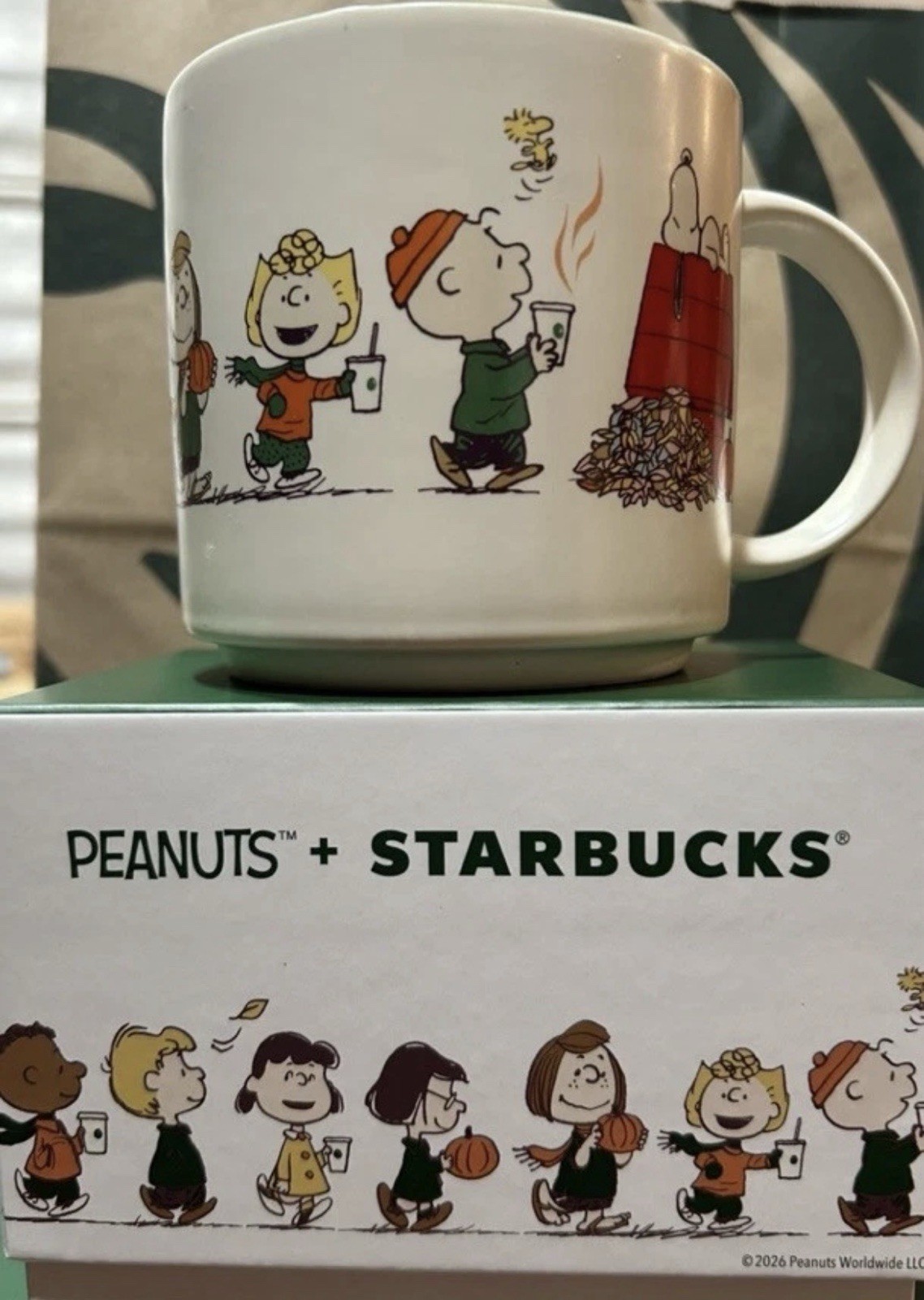 Peanuts X Starbucks 2026 Ceramic 14oz Mug In Box USA — NEW Ready To Ship Peanuts X Starbucks 2026 Ceramic 14oz Mug In Box USA — NEW Ready To Ship