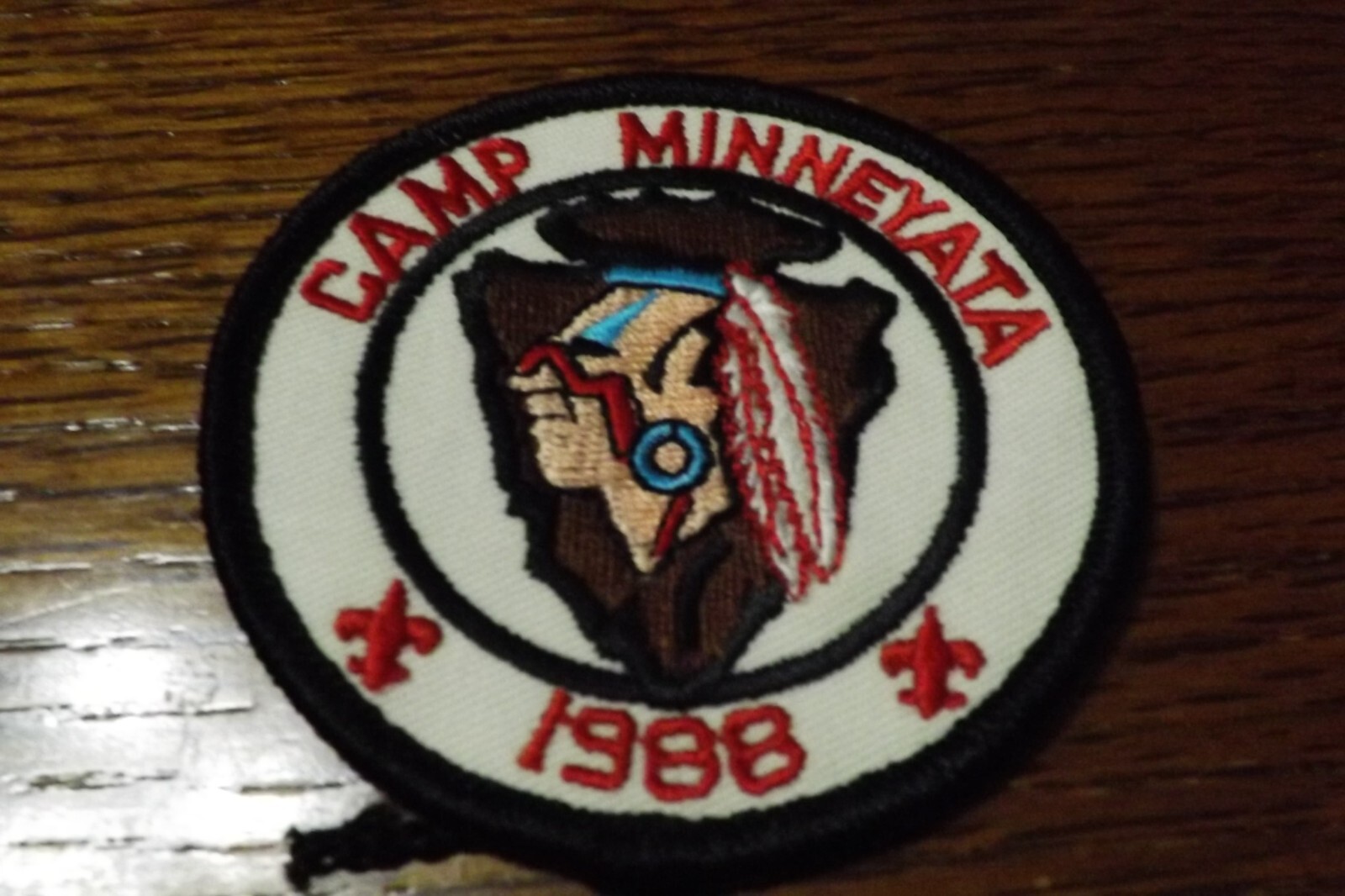 BOY SCOUT PATCH 1988 CAMP MINNEYATA BOY SCOUT PATCH 1988 CAMP MINNEYATA